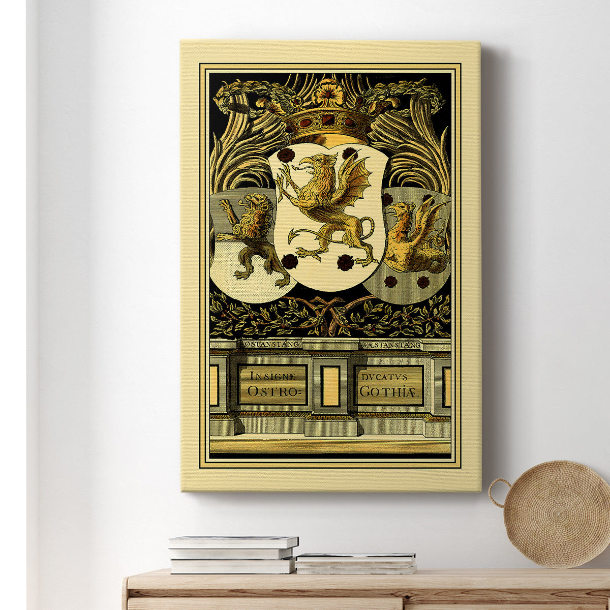 Family Crest II Premium Gallery Wrapped Canvas - Ready to Hang