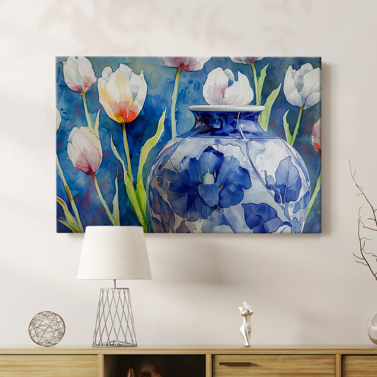 Floral Watercolor LII - Canvas Art Print