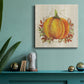 Fall Pumpkin with Leaves-Premium Gallery Wrapped Canvas - Ready to Hang