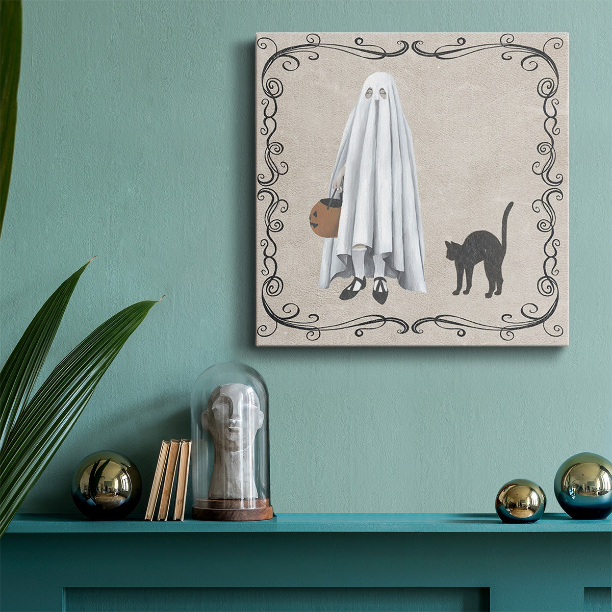 Vintage Halloween Collection F-Premium Gallery Wrapped Canvas - Ready to Hang