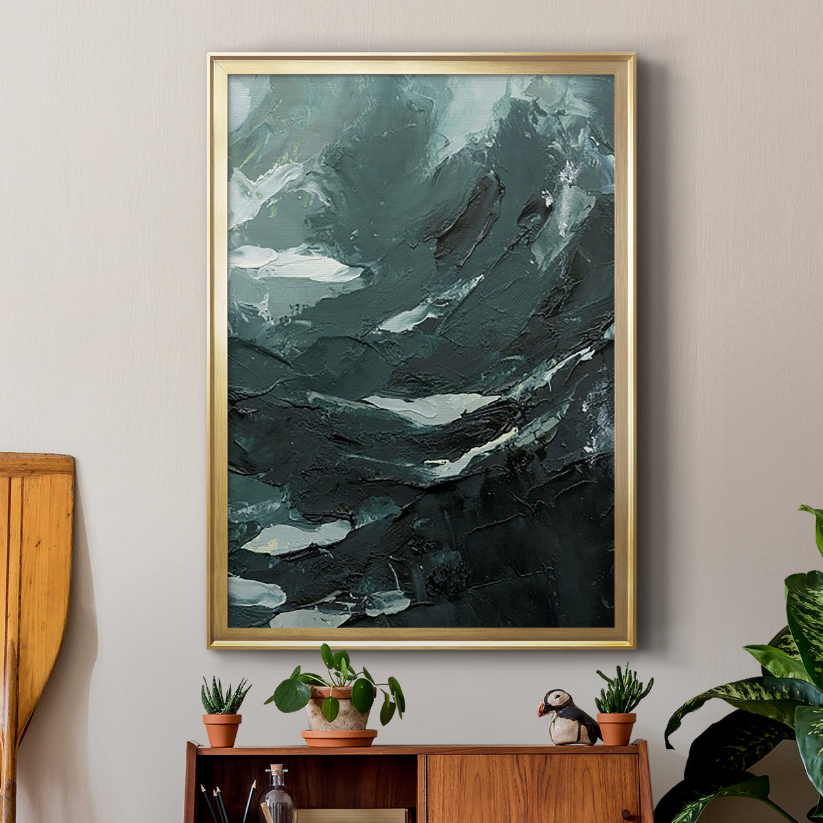 Lost in the Sea II - Modern Framed Canvas Print