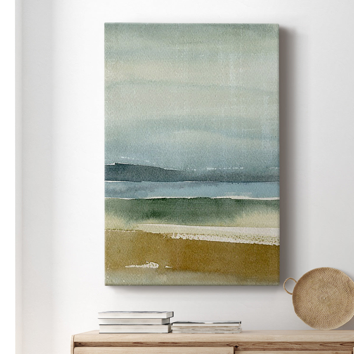 Ochre Outlook II Premium Gallery Wrapped Canvas - Ready to Hang