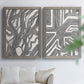 Dots and Dashes I - Premium Framed Canvas 2 Piece Set - Ready to Hang