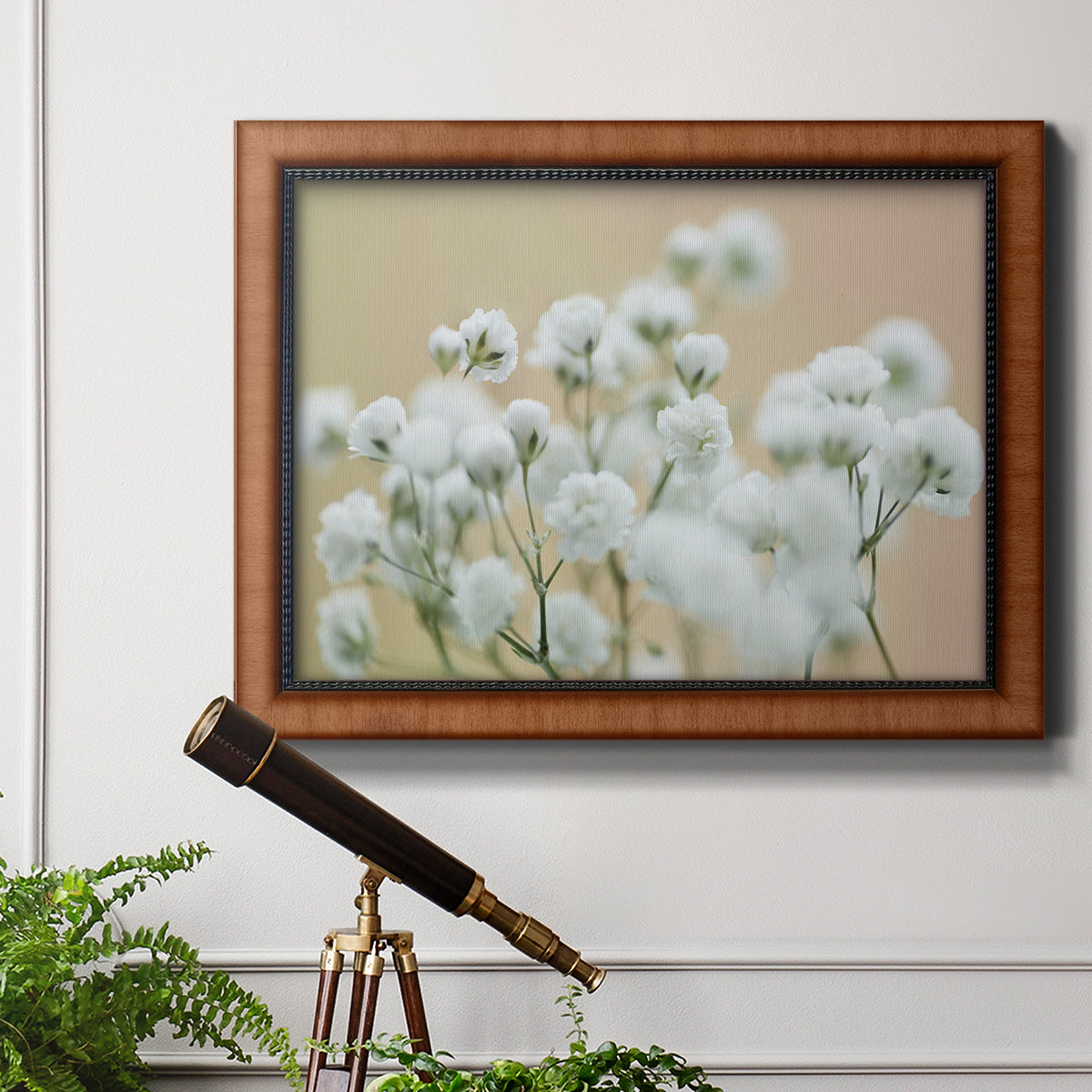 Baby's Breath Study II Premium Framed Canvas- Ready to Hang