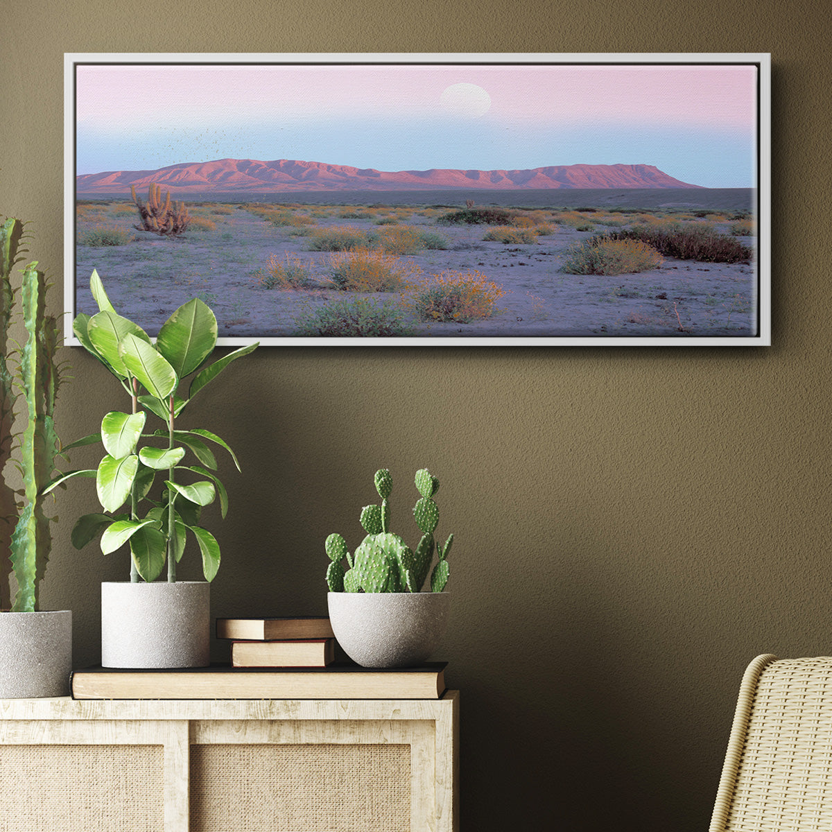 Vallenar Atacama Desert - Floater Framed Canvas Print