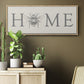Bee Home - Floater Framed Canvas Print