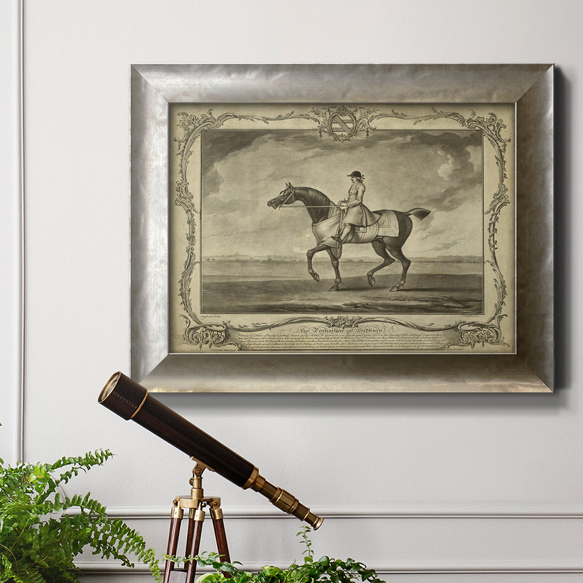 Distinguished Horses II Premium Framed Canvas- Ready to Hang