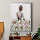 Beautiful Floral Contemplation I - Modern Framed Canvas Print