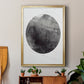 Graphite Moon I - Modern Framed Canvas Print