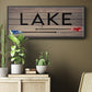 Lake Paddles - Floater Framed Canvas Print