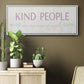 Kind People - Floater Framed Canvas Print