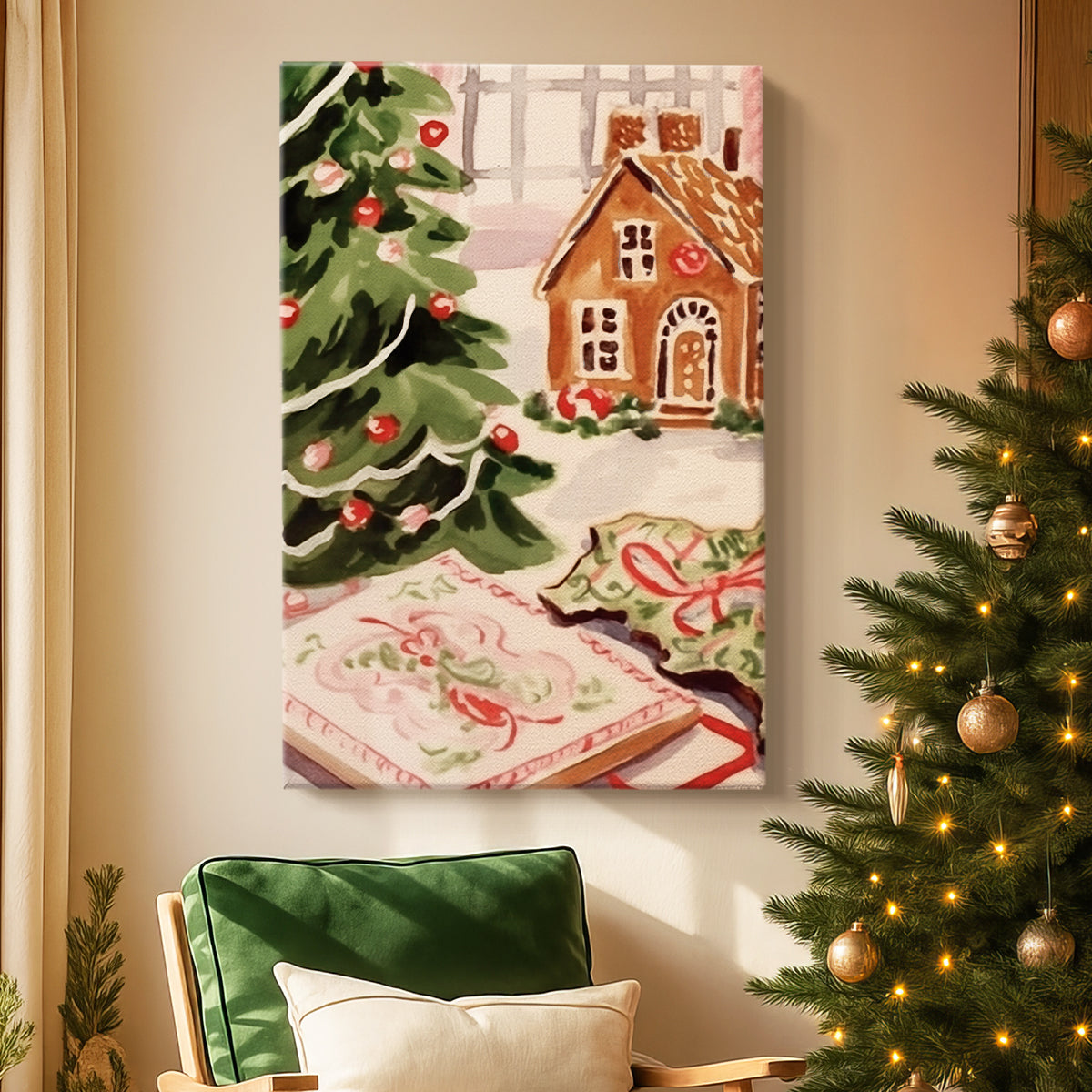 Sugar Wreath of Dusk - Canvas Art Print