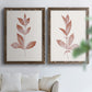 Red Leaf I - Premium Framed Canvas 2 Piece Set - Ready to Hang