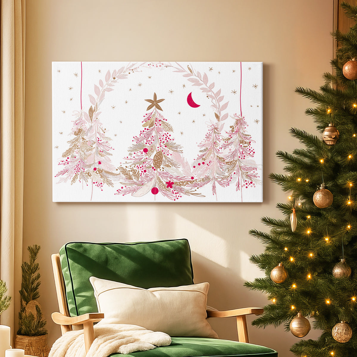 Snowwhite Midwinter at Dusk - Canvas Art Print