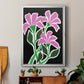 Pop Flowers V - Modern Framed Canvas Print