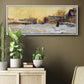 Snow Effect, The Street in Argentuil, 1875 - Floater Framed Canvas Print