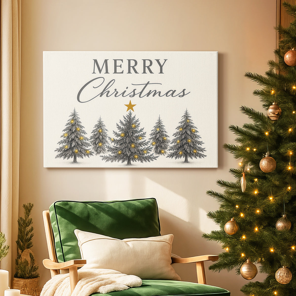 Frostlit Whisper - Canvas Art Print