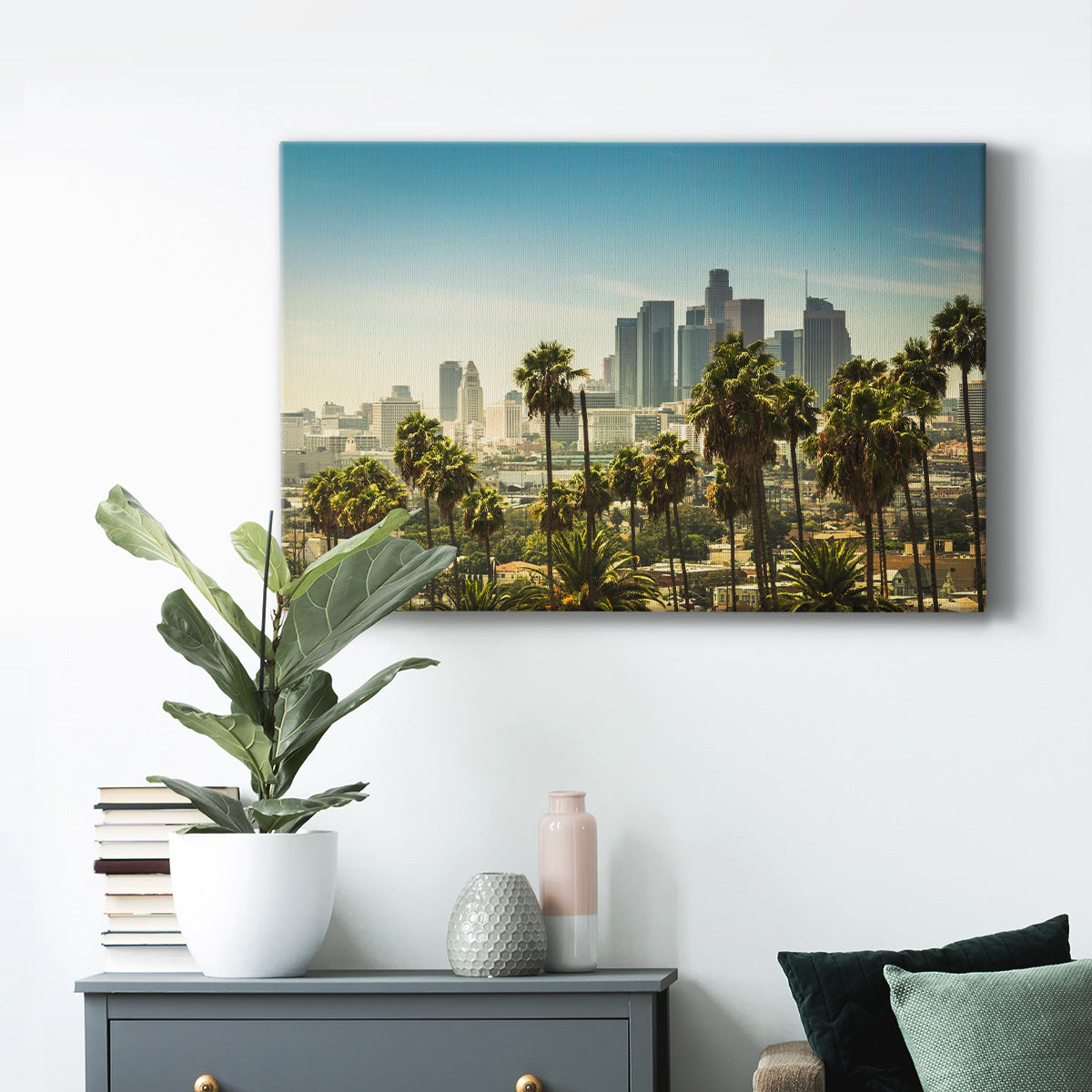 Downtown Los Angeles II Premium Gallery Wrapped Canvas - Ready to Hang