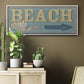 Shoreline Signs III - Floater Framed Canvas Print