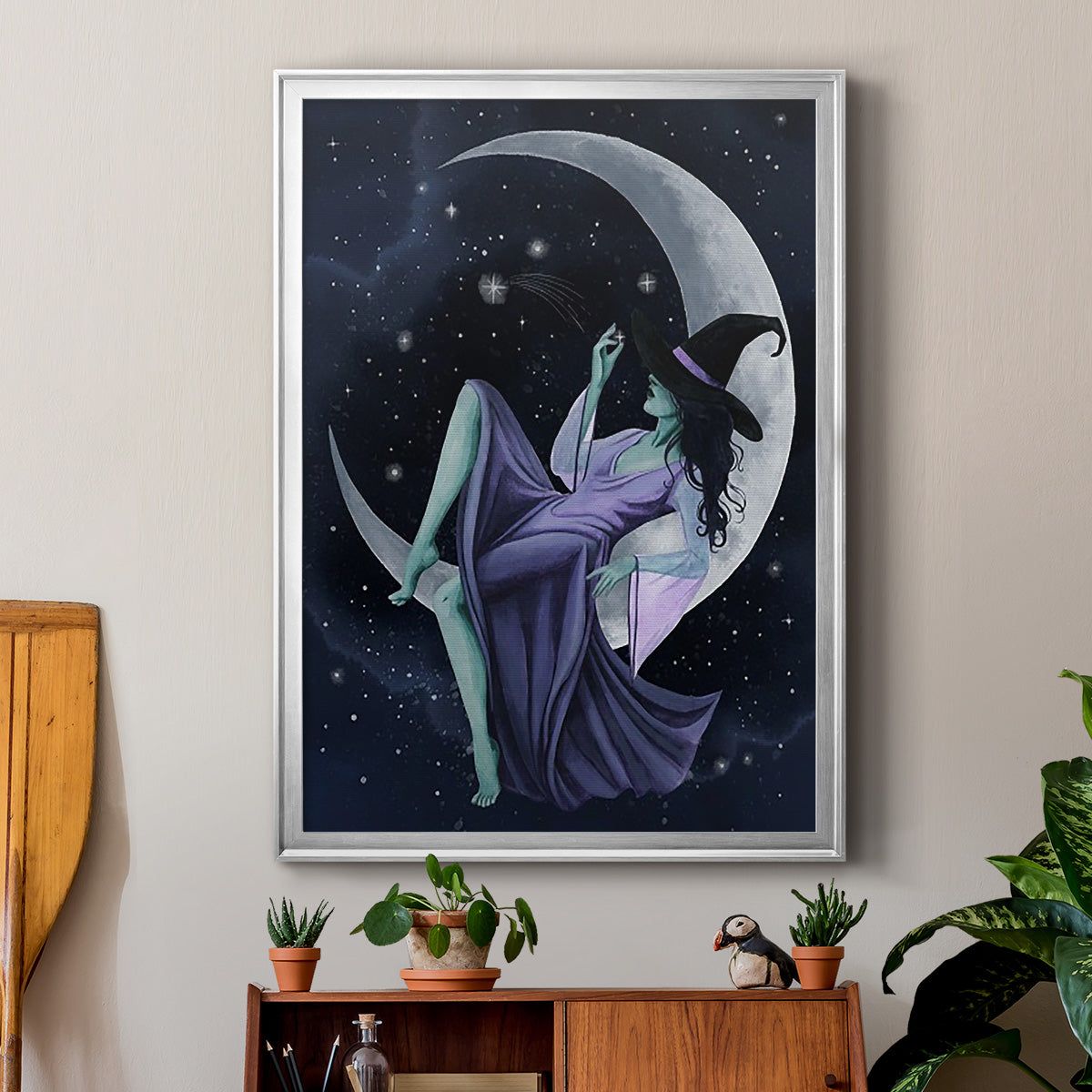 Star Sorceress I - Modern Framed Canvas Print