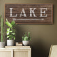 To the Lake - Floater Framed Canvas Print