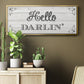 Hello Darlin' - Floater Framed Canvas Print
