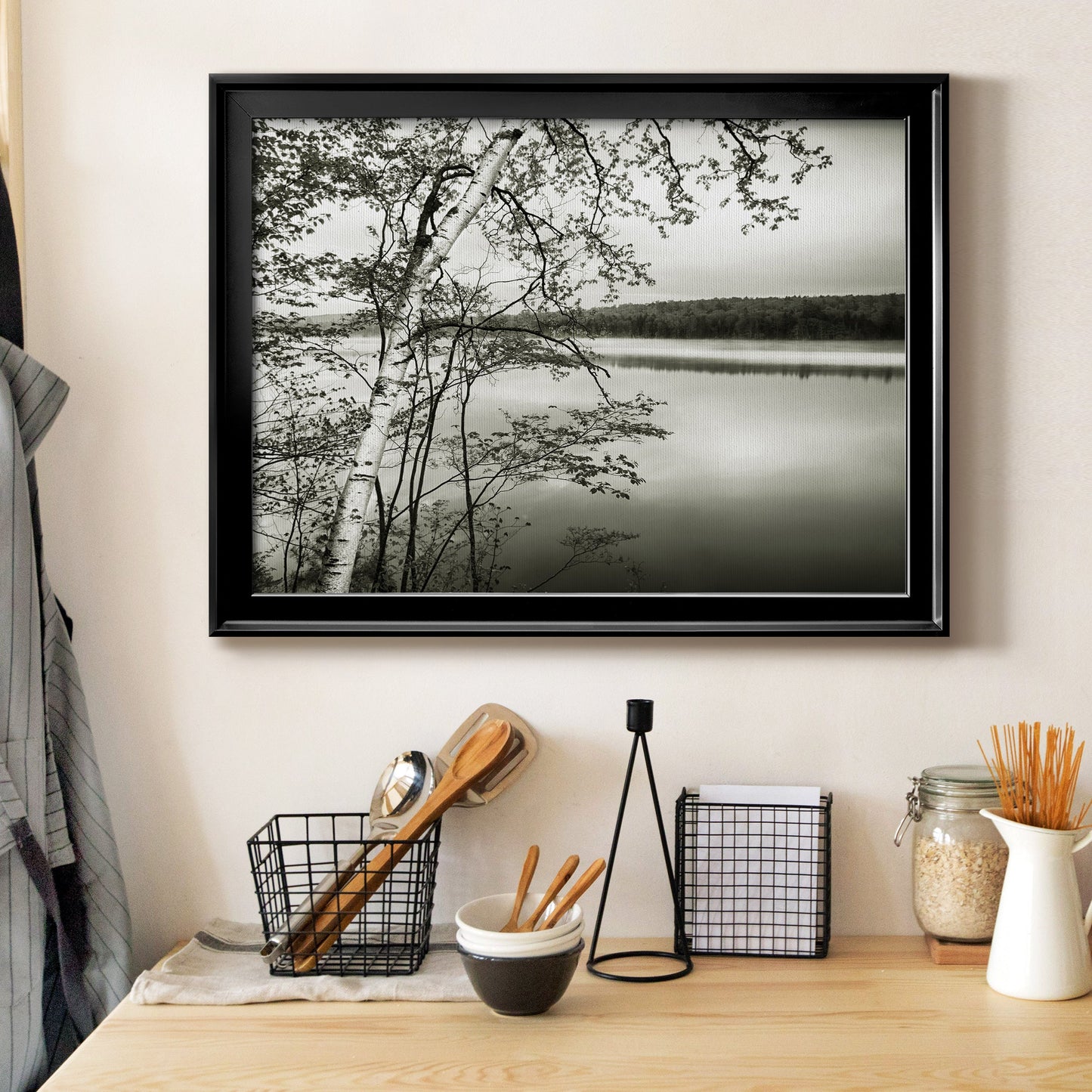 Adirondack Reflections - Modern Framed Canvas Print