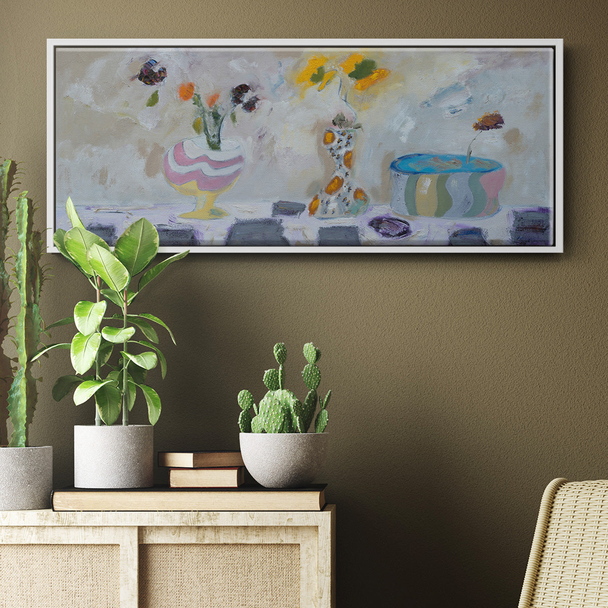 The Ring Leader - Floater Framed Canvas Print
