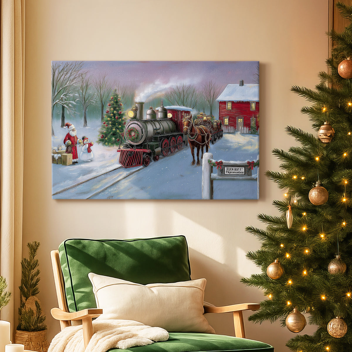 Pale Winter Blessing - Canvas Art Print