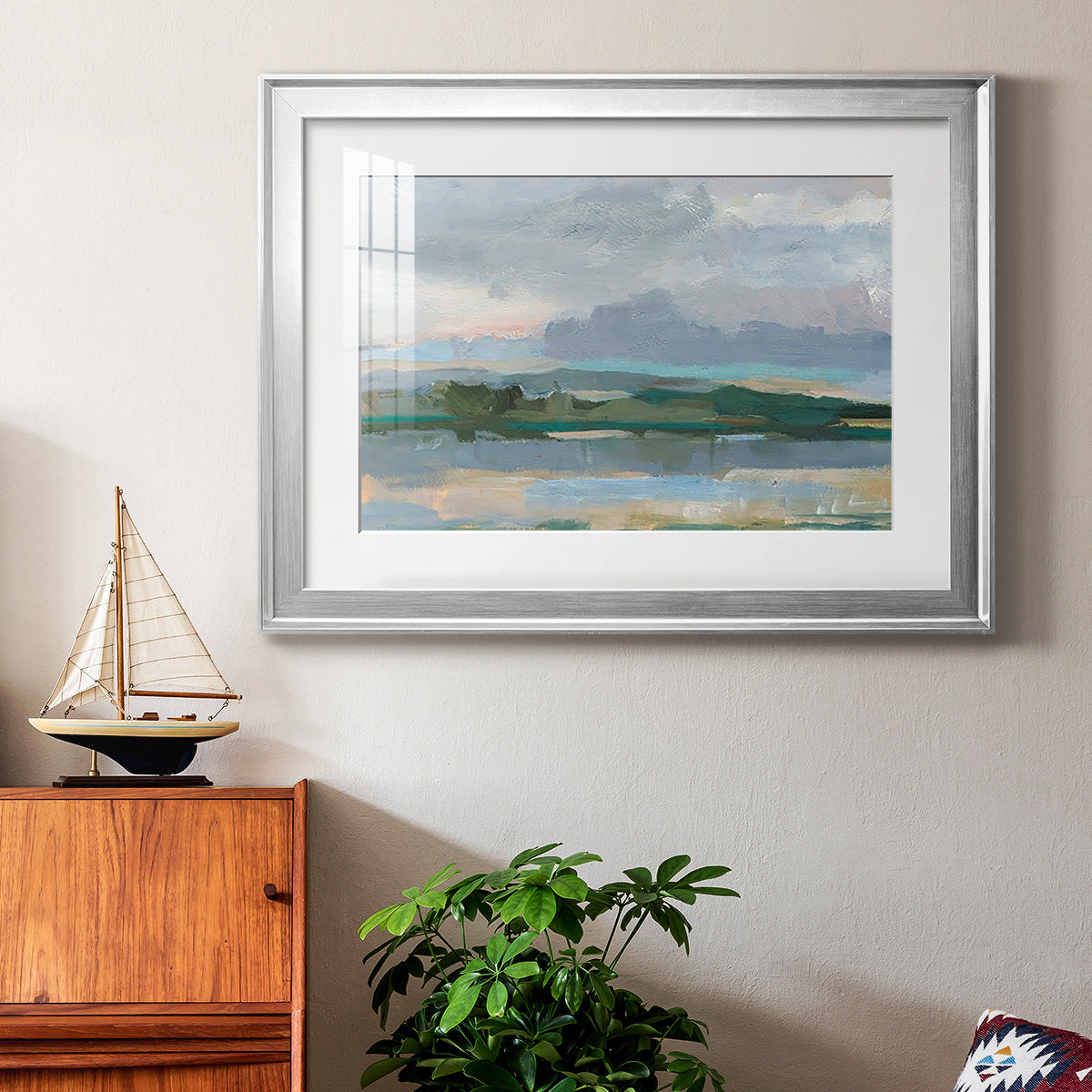 Twilight Vista Study II Premium Framed Print - Ready to Hang