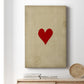 Small Heart Premium Gallery Wrapped Canvas - Ready to Hang