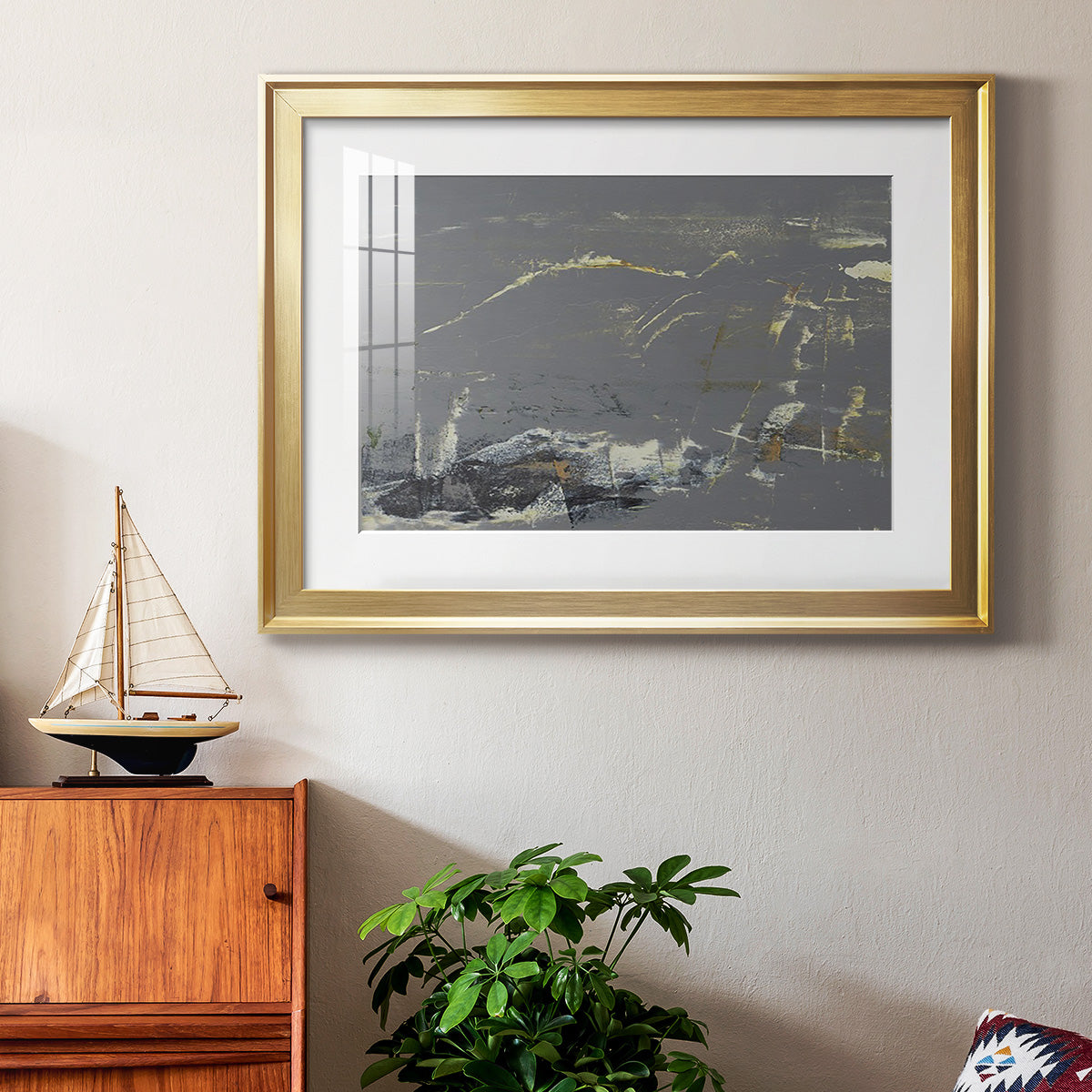 Mystique Abstract I - Modern Framed Art Print
