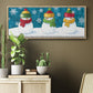 A Frosty Kiss - Floater Framed Canvas Print