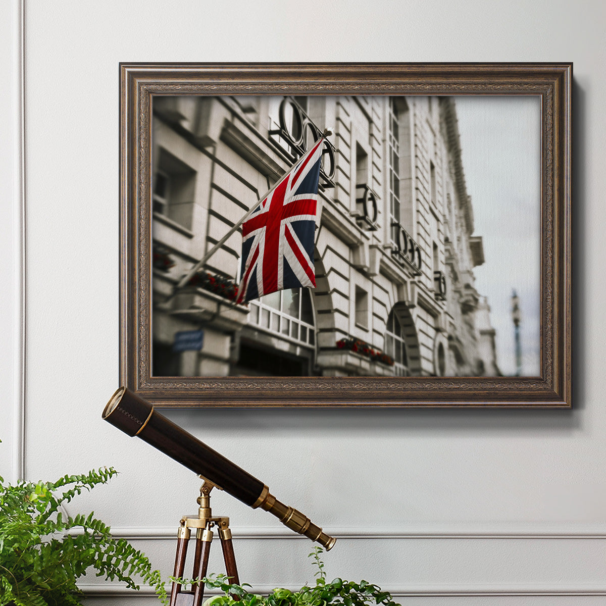 London Scene II Premium Framed Canvas- Ready to Hang