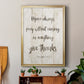 Rejoice Always - Modern Framed Canvas Print