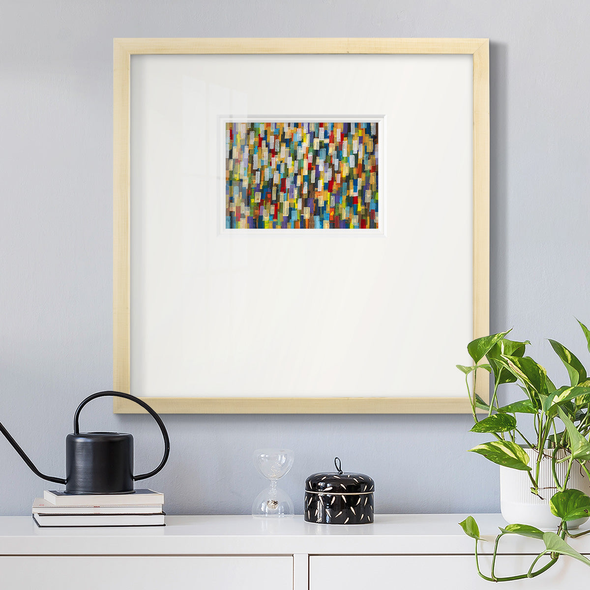 Confetti II Premium Framed Print Double Matboard