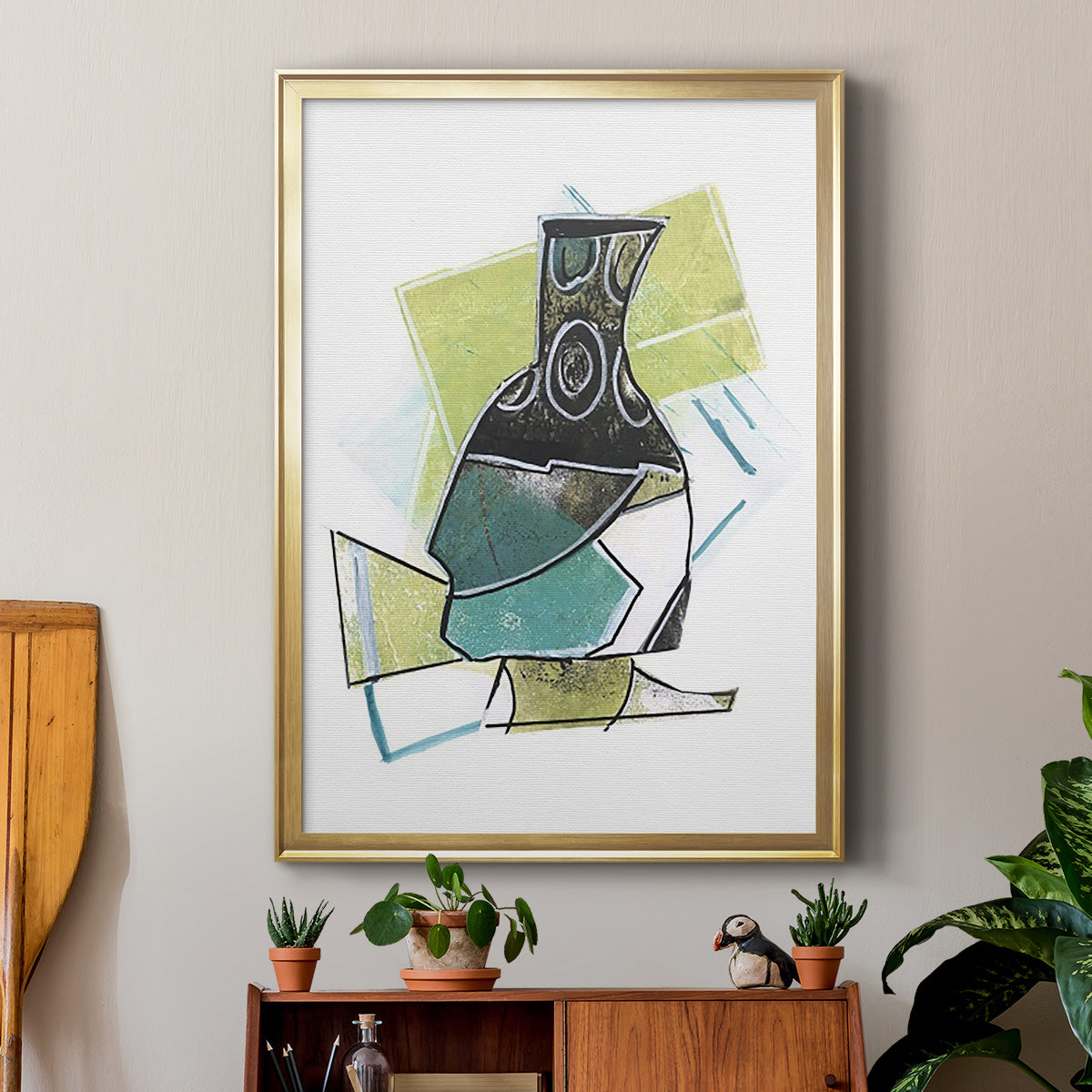 Jubilee Jugs II - Modern Framed Canvas Print