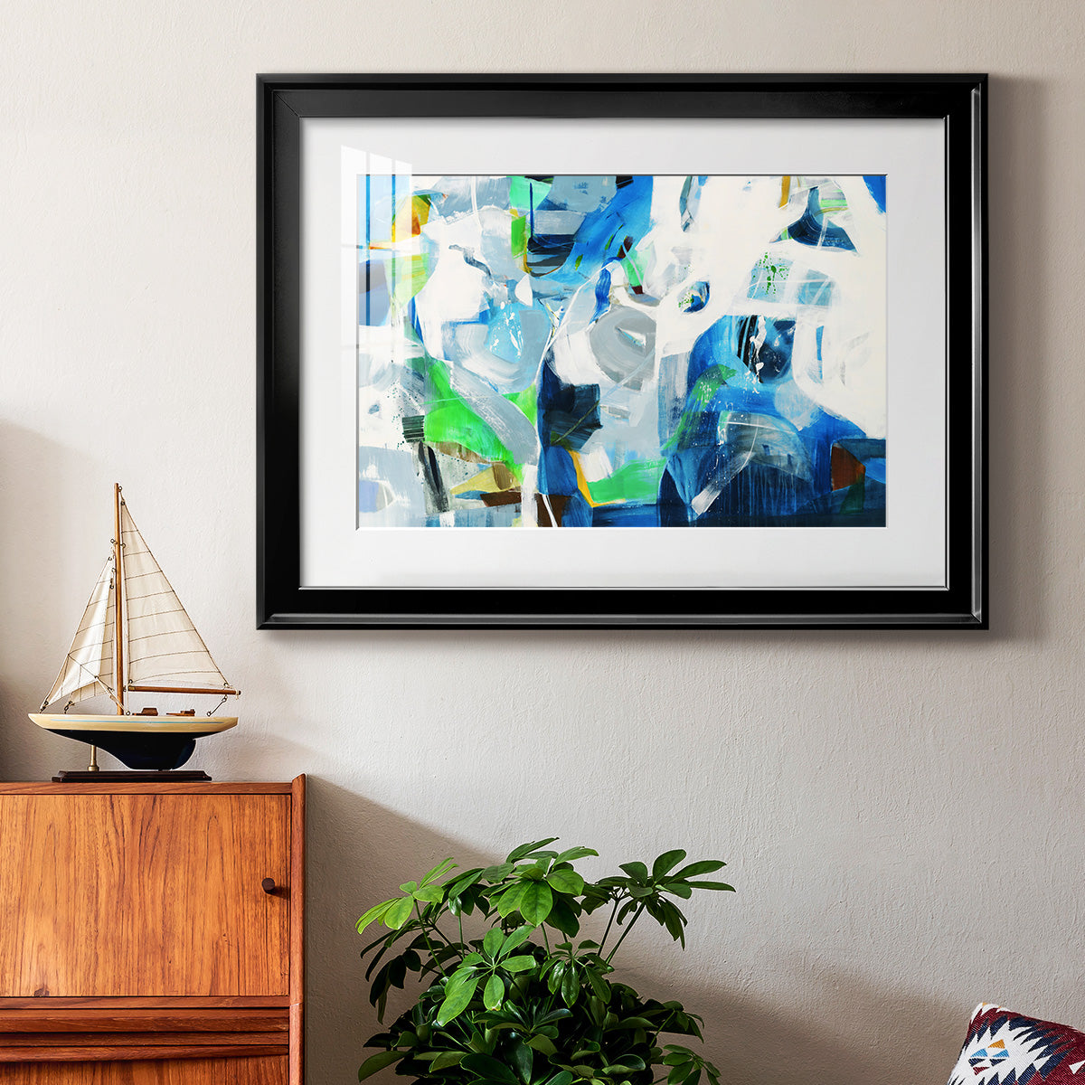 Down the Rapids Premium Framed Print - Ready to Hang