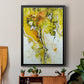 Golden Foliage II - Modern Framed Canvas Print