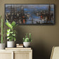 The Port of Le Havre, Night Effect, 1873 - Floater Framed Canvas Print
