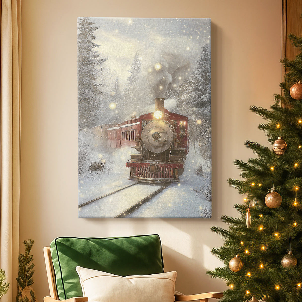Pearled Blessing of Lantern - Canvas Art Print