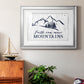 Move Mountains - Modern Framed Art Print