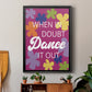 Dance It Out - Modern Framed Canvas Print