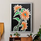 Pop Flowers III - Modern Framed Canvas Print