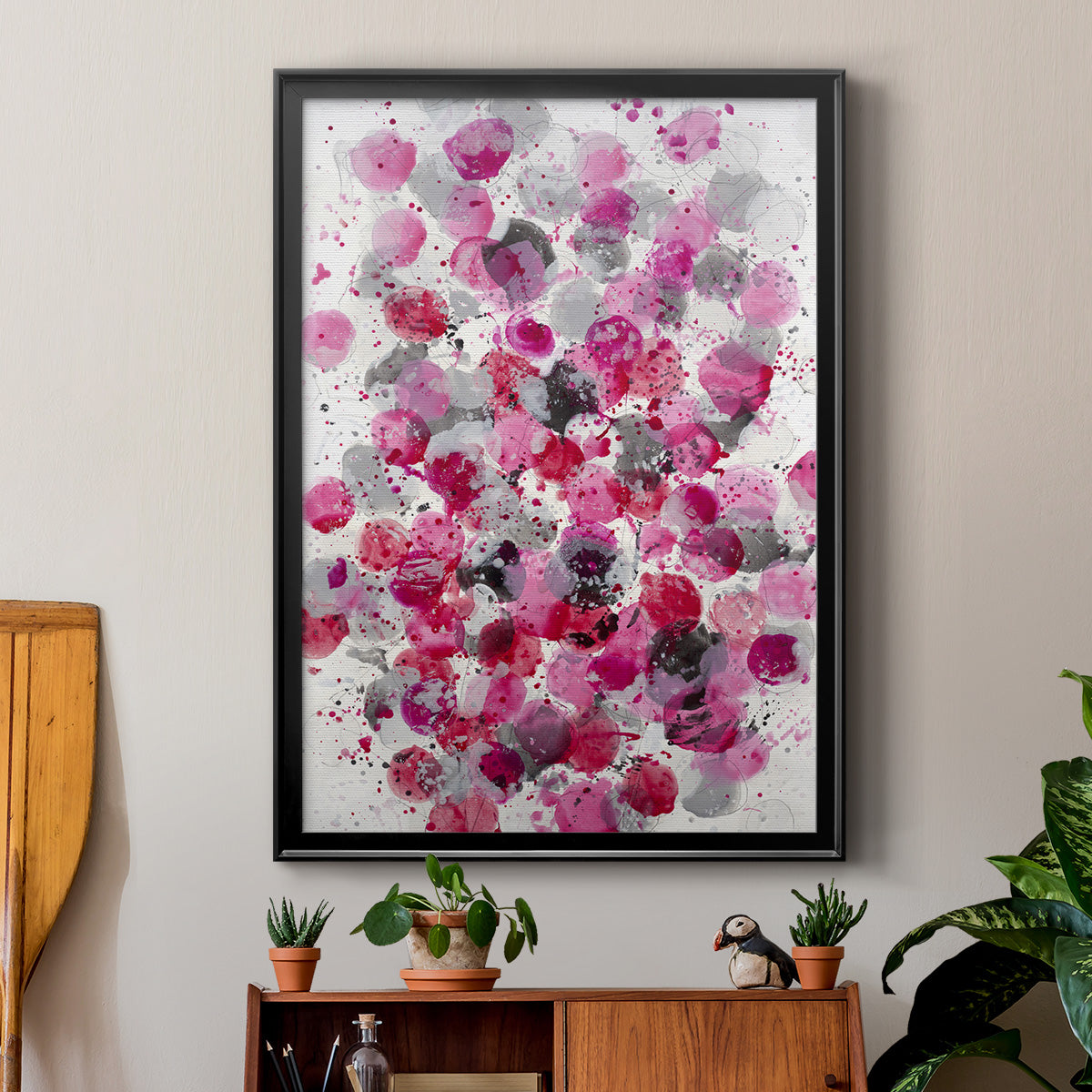 Bouquet - Modern Framed Canvas Print