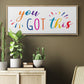 Rainbow Got This - Floater Framed Canvas Print