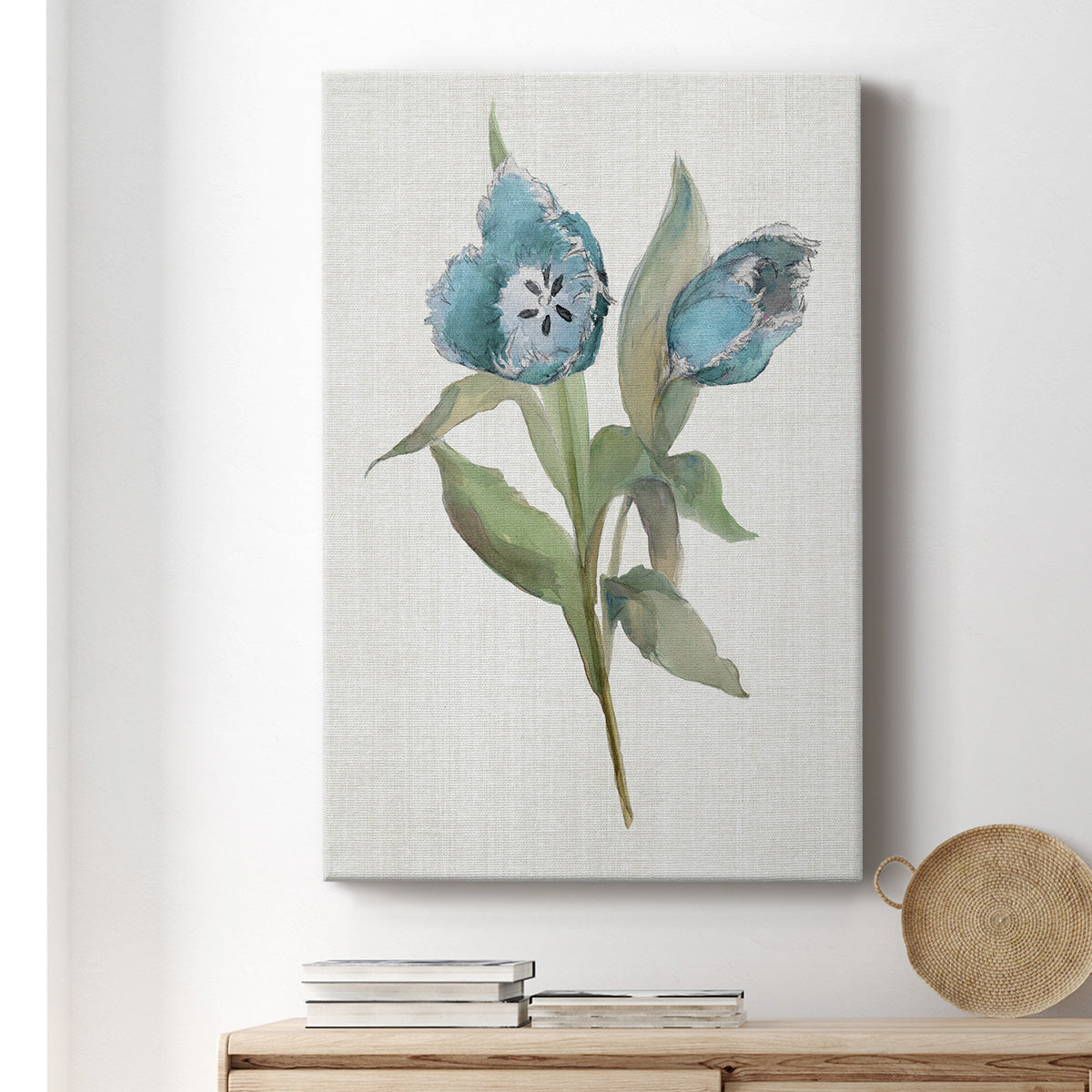 Blue Tulip Picks I Premium Gallery Wrapped Canvas - Ready to Hang