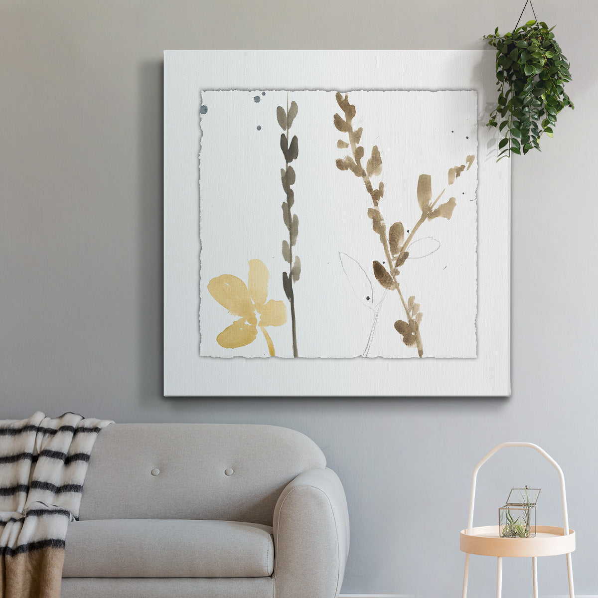 Branch Contours VIII - Canvas Art Print