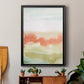Blushing Sunrise I - Modern Framed Canvas Print