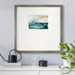 Sea Foam Flow I Premium Framed Print Double Matboard